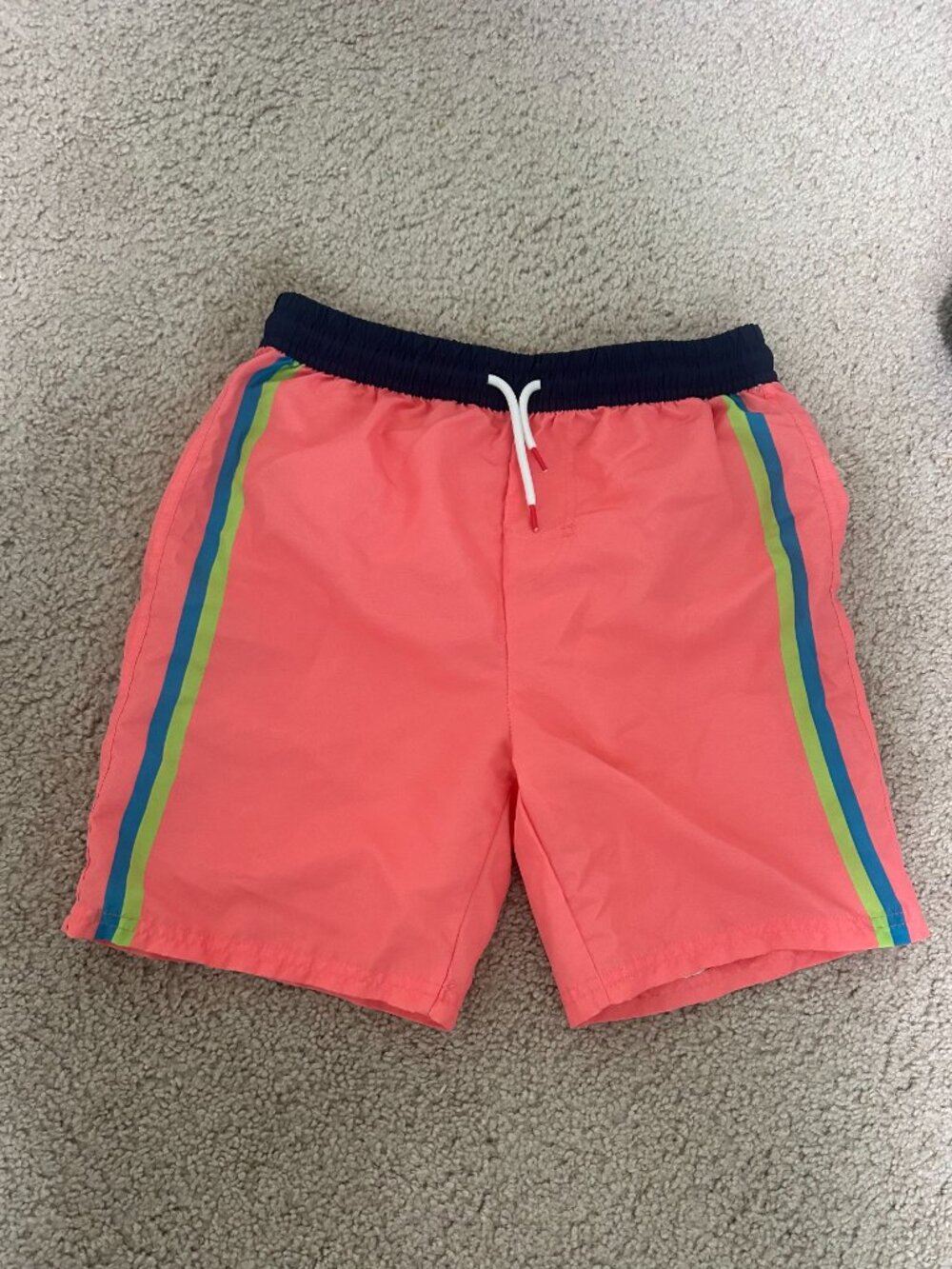 Boys Neon Swim Trunks